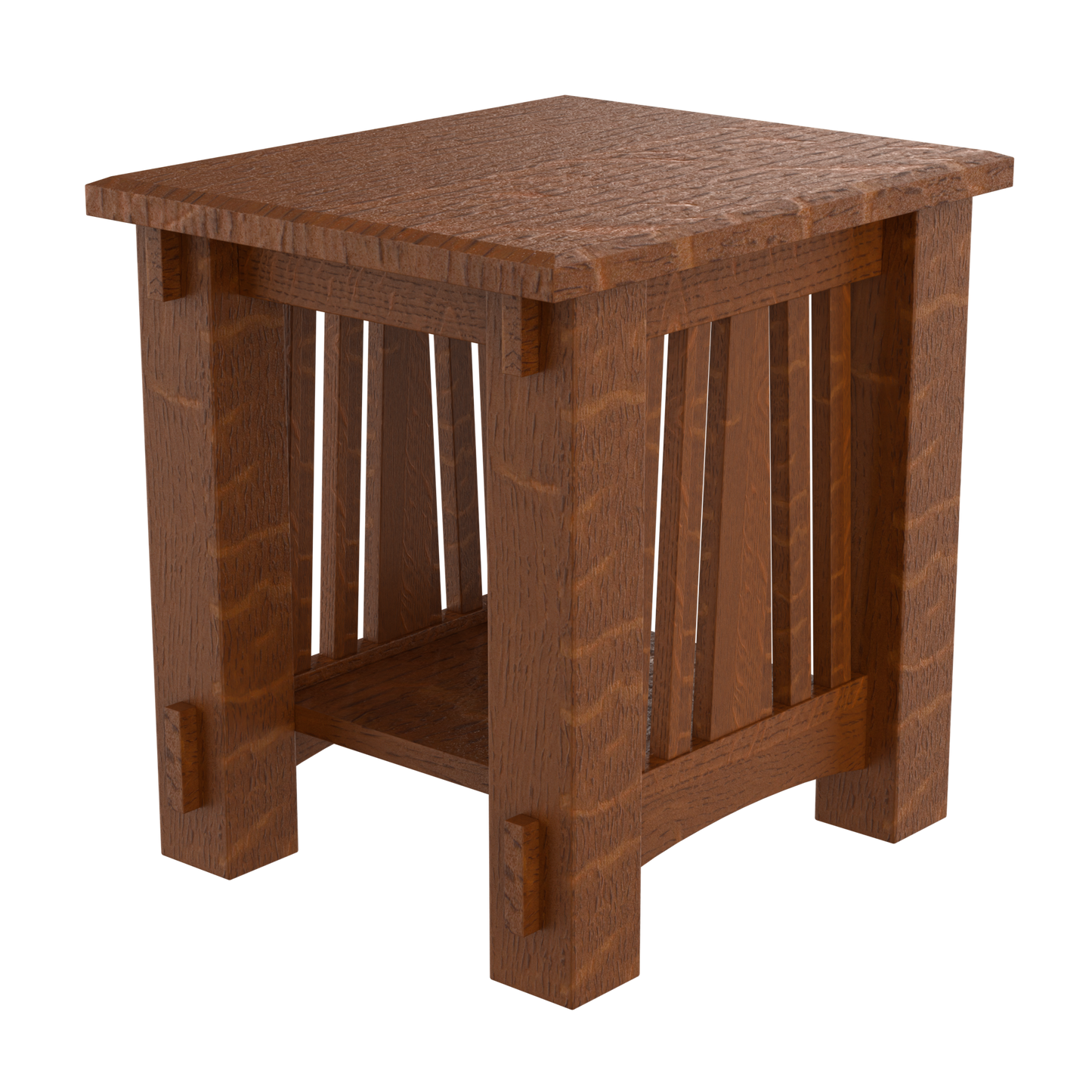 Craftsman Slat Side Table
