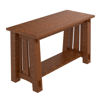 Craftsman Slat Sofa Table