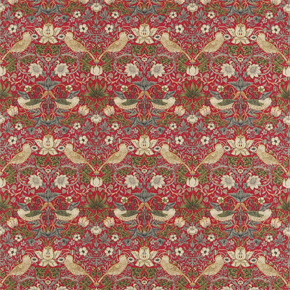 William Morris Fabric- Strawberry Thief Cotton