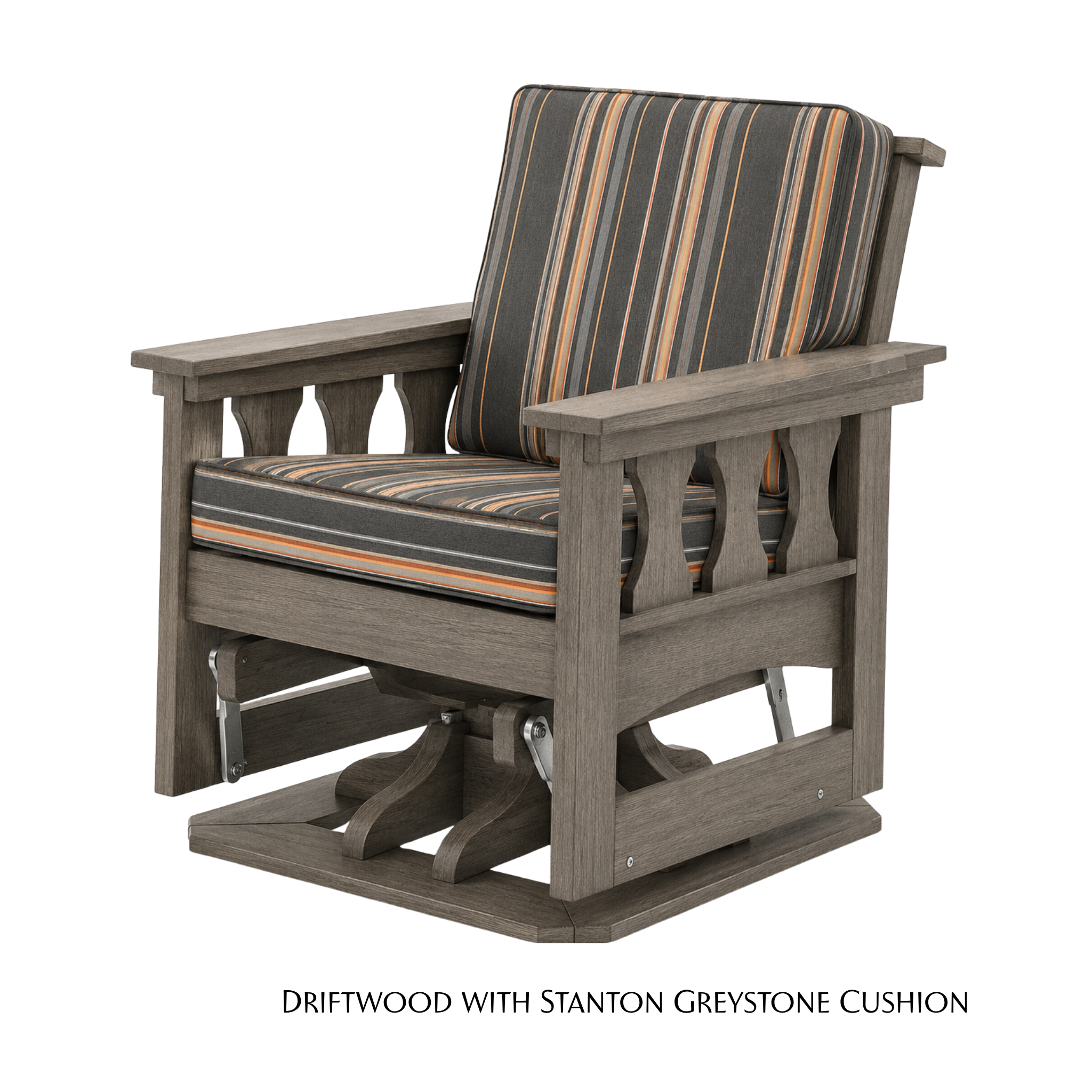 Craftsman Patio Swivel Glider Chair with Cushion