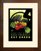 Laura Wilder Eat Green Print