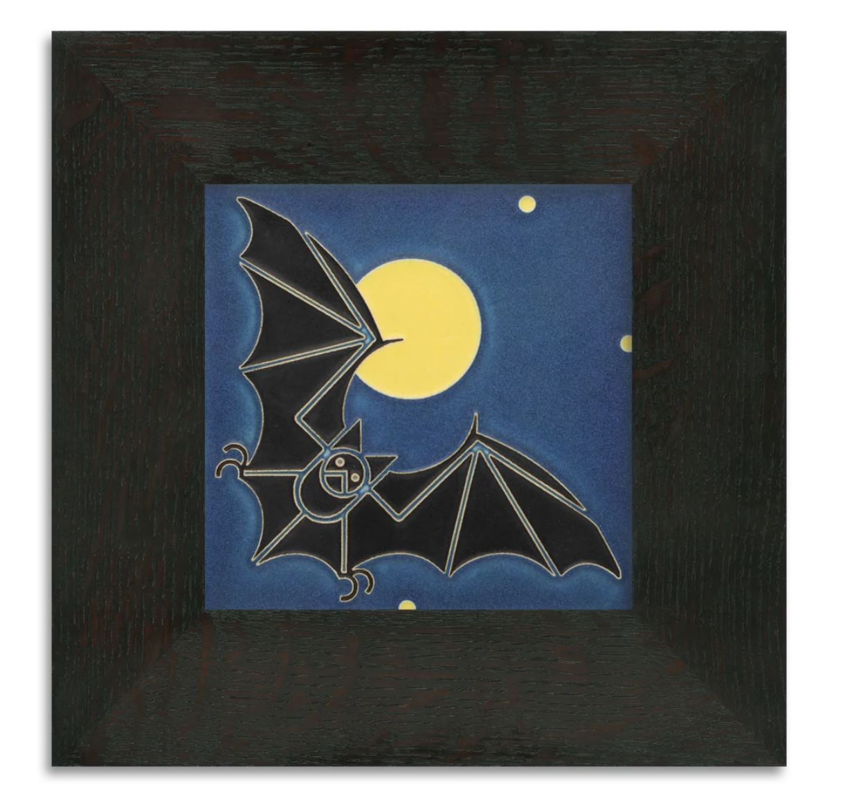 Bat & The Moon Tile 6x6