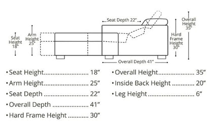 Eden Slofa Sectional