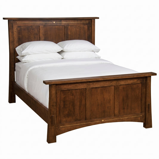 Ginkgo Inlay Panel Bed