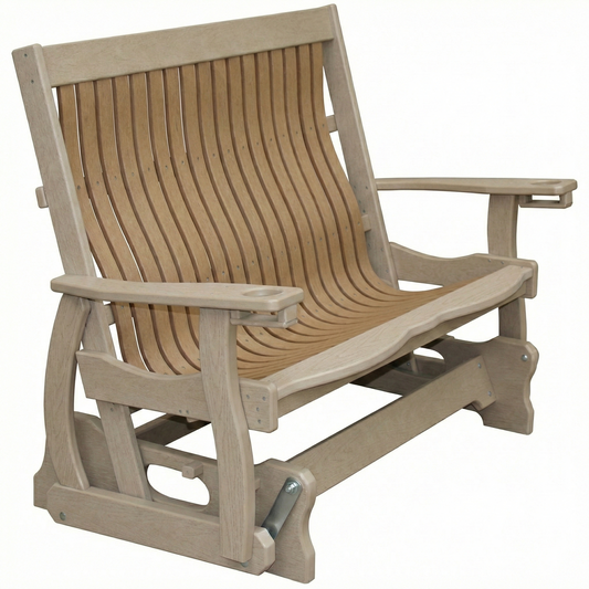 Mission Style Glider Bench