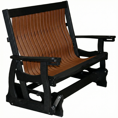 Mission Style Glider Bench