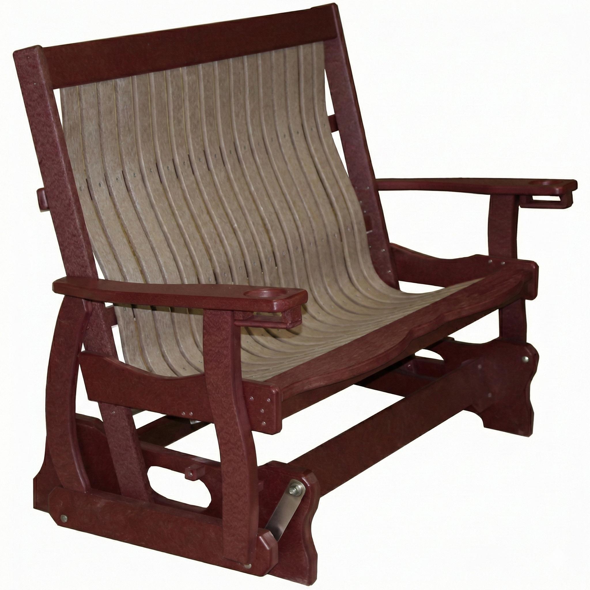 Mission Style Glider Bench