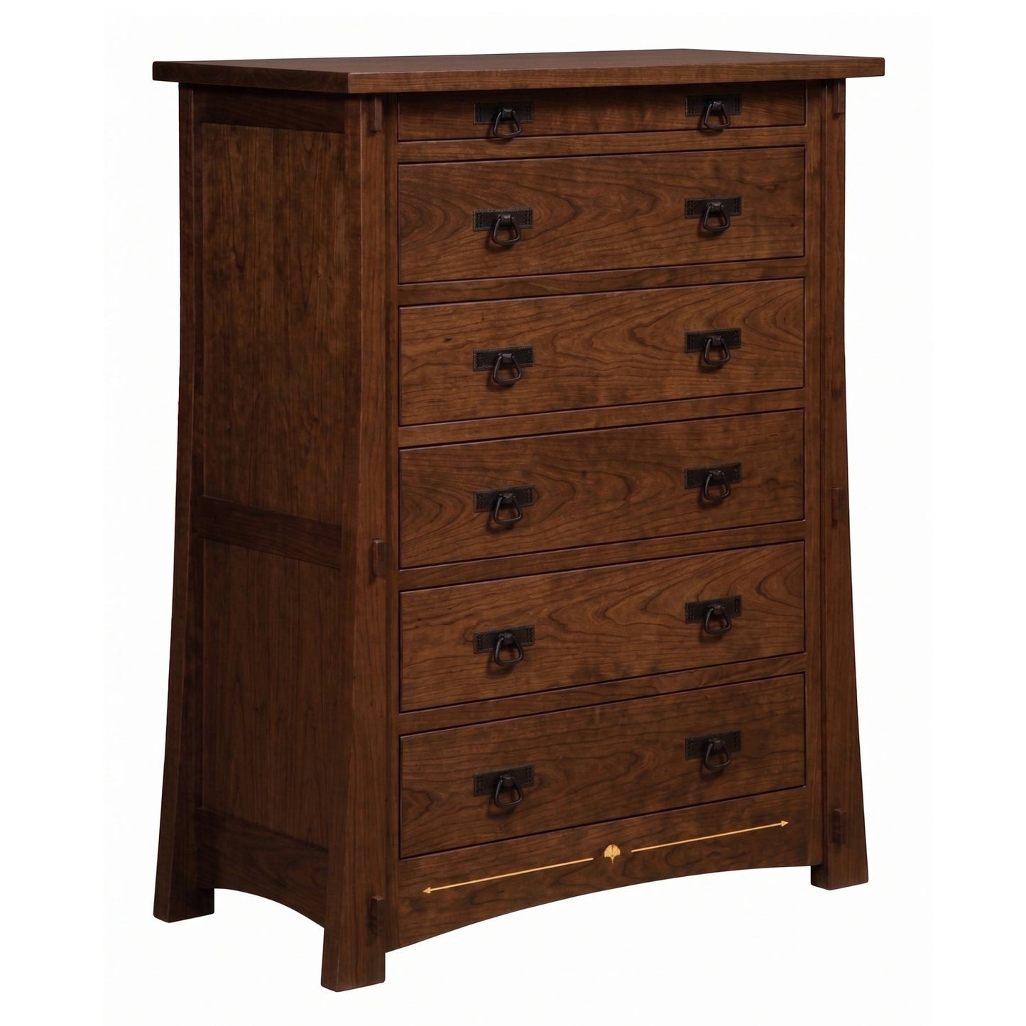Ginkgo Inlay 6-Drawer Chest