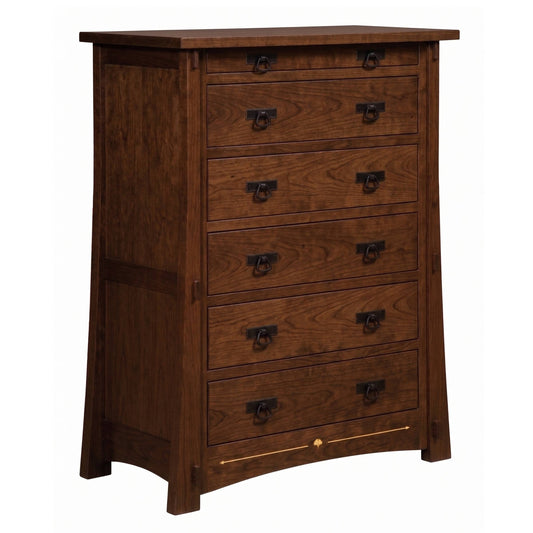 Ginkgo Inlay 6-Drawer Chest