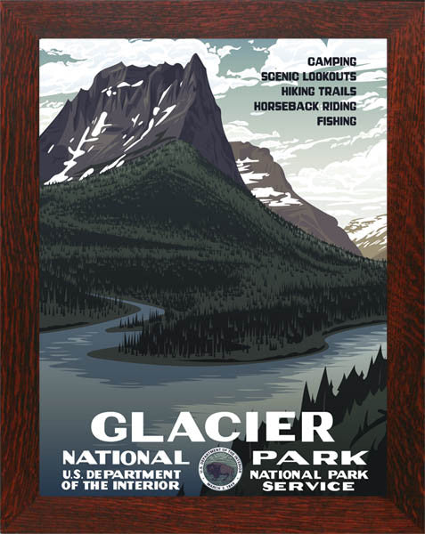 Glacier National Park Poster