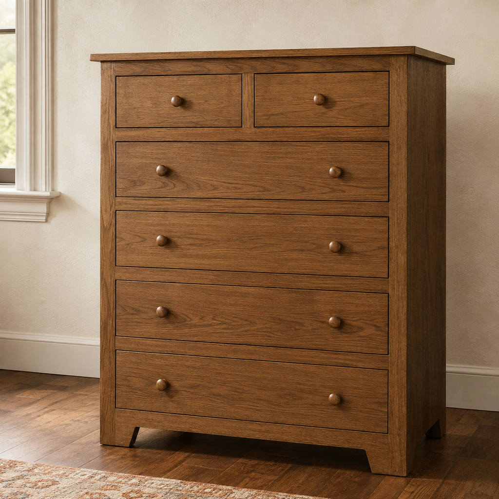 Shaker 6-Drawer Chest