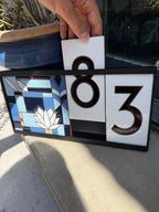 3x6 Drop-In House Number Frame