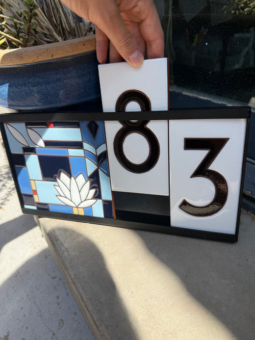3x6 Drop-In House Number Frame