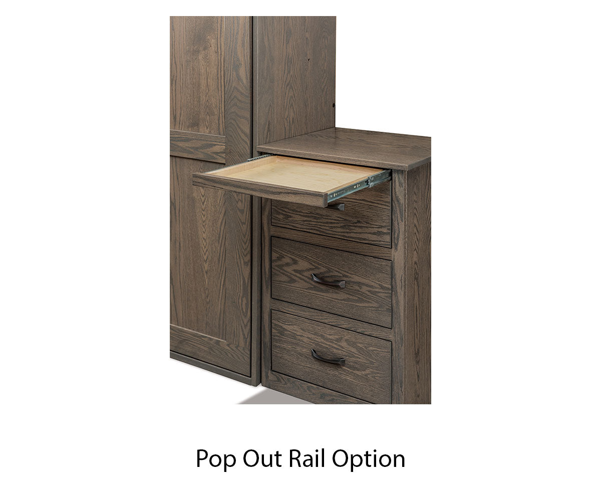 Side Cabinet for Murphy Beds
