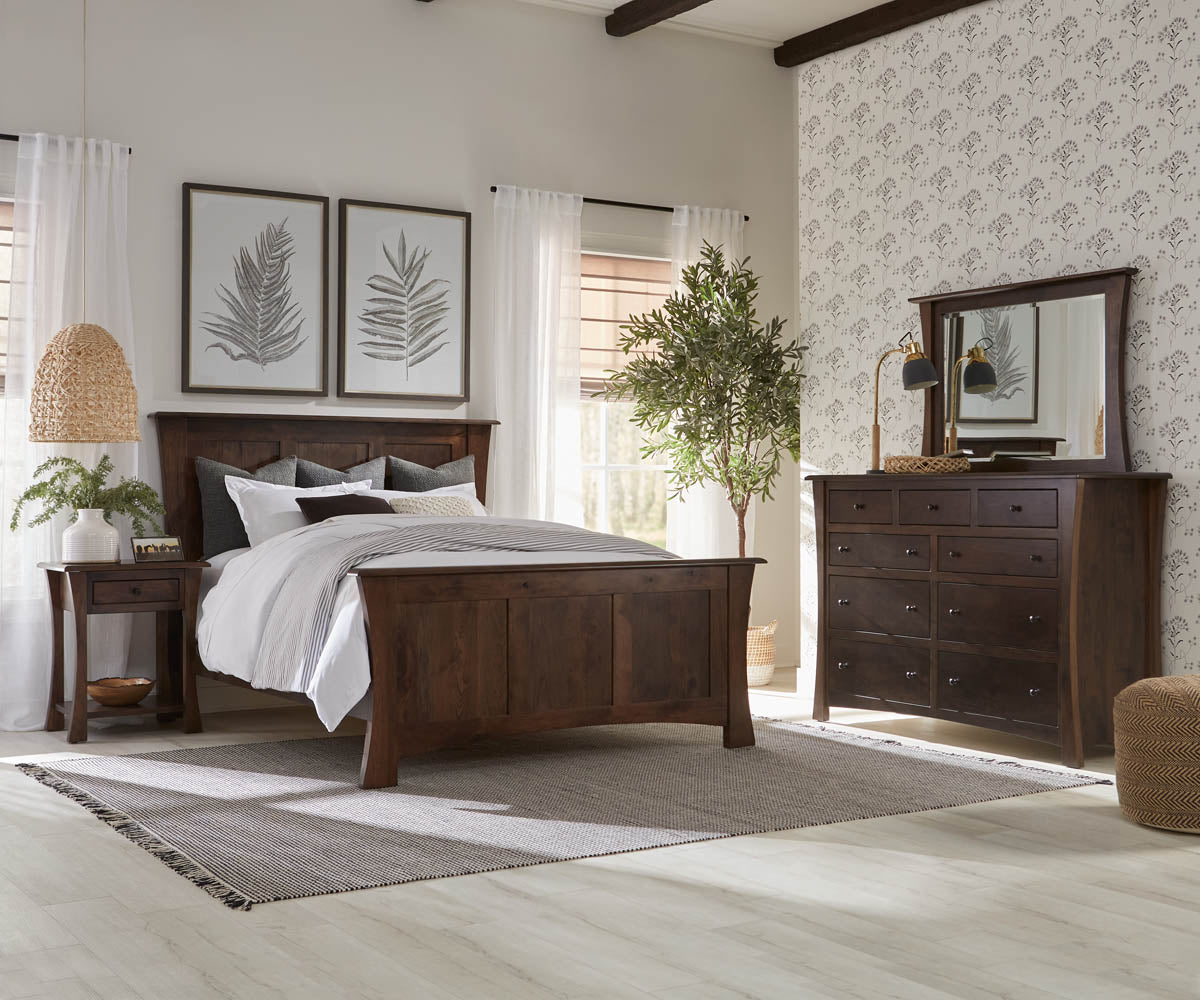 Contemporary Panel Bed