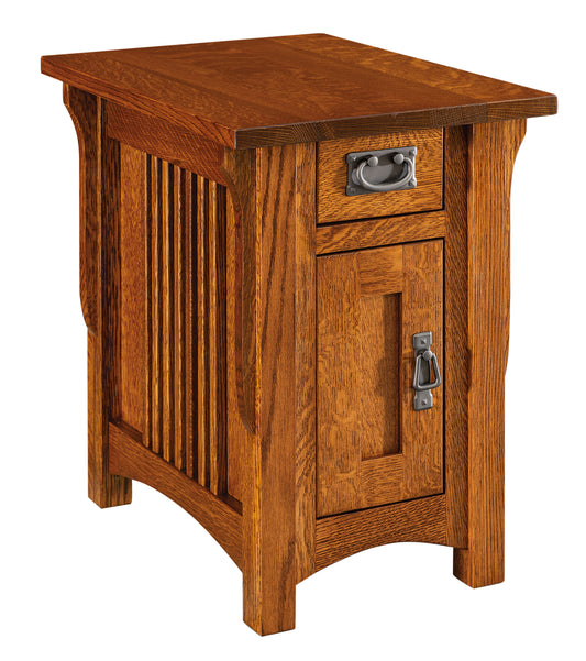 Logan Mission Cabinet Chairside Table