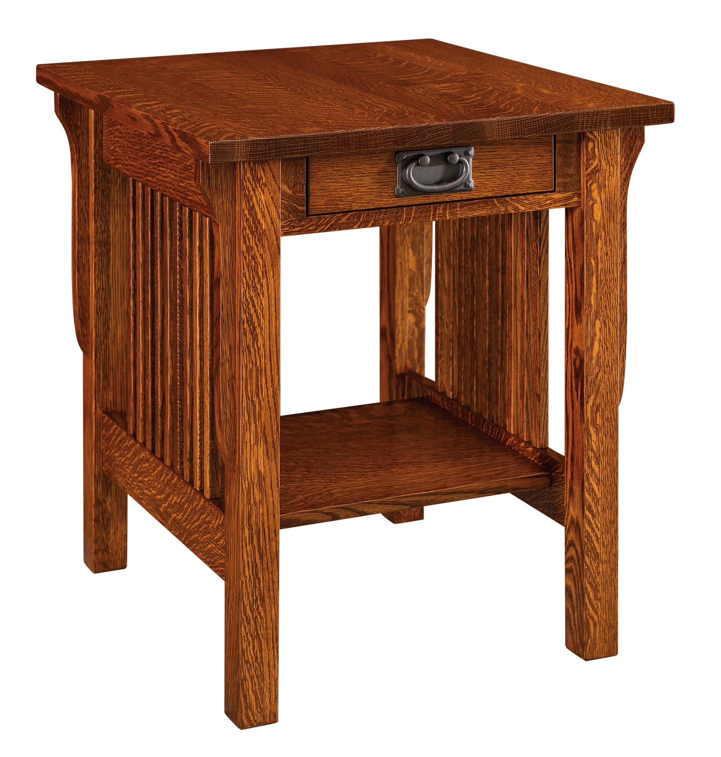 Landmark Mission Tall End Table with Drawer