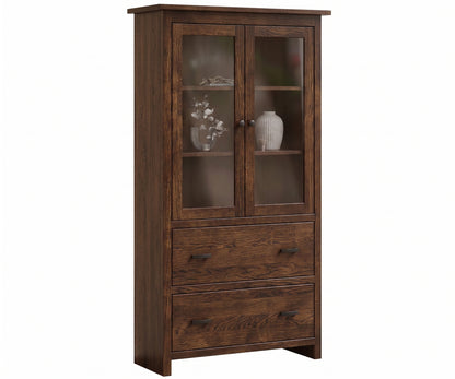 Lamont Bookcase with Doors and Drawers