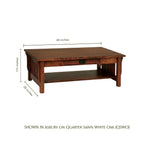 Landmark Mission Coffee Table With Drawer