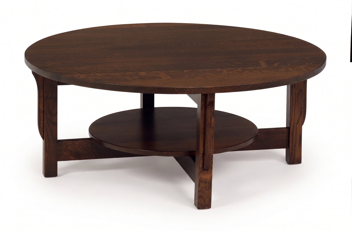 Landmark Mission Round Coffee Table