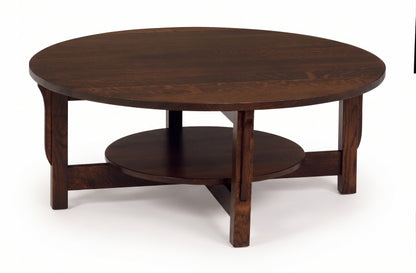 Landmark Mission Round Coffee Table