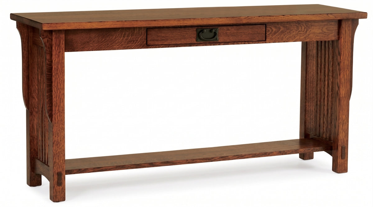 Landmark Mission Sofa Table With Drawer
