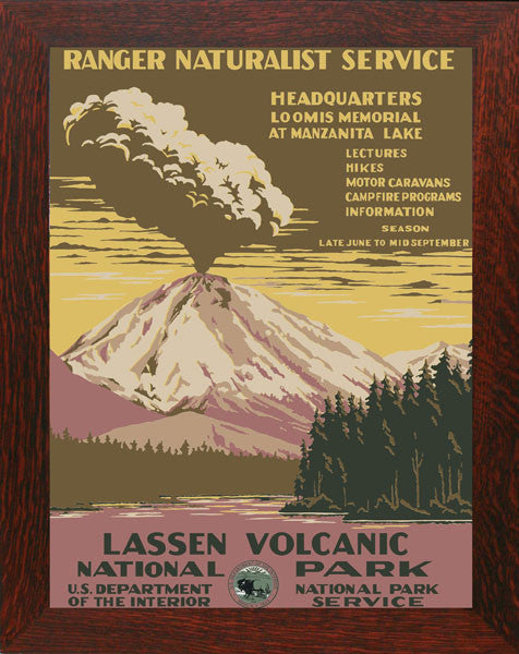 Lassen Volcano Poster
