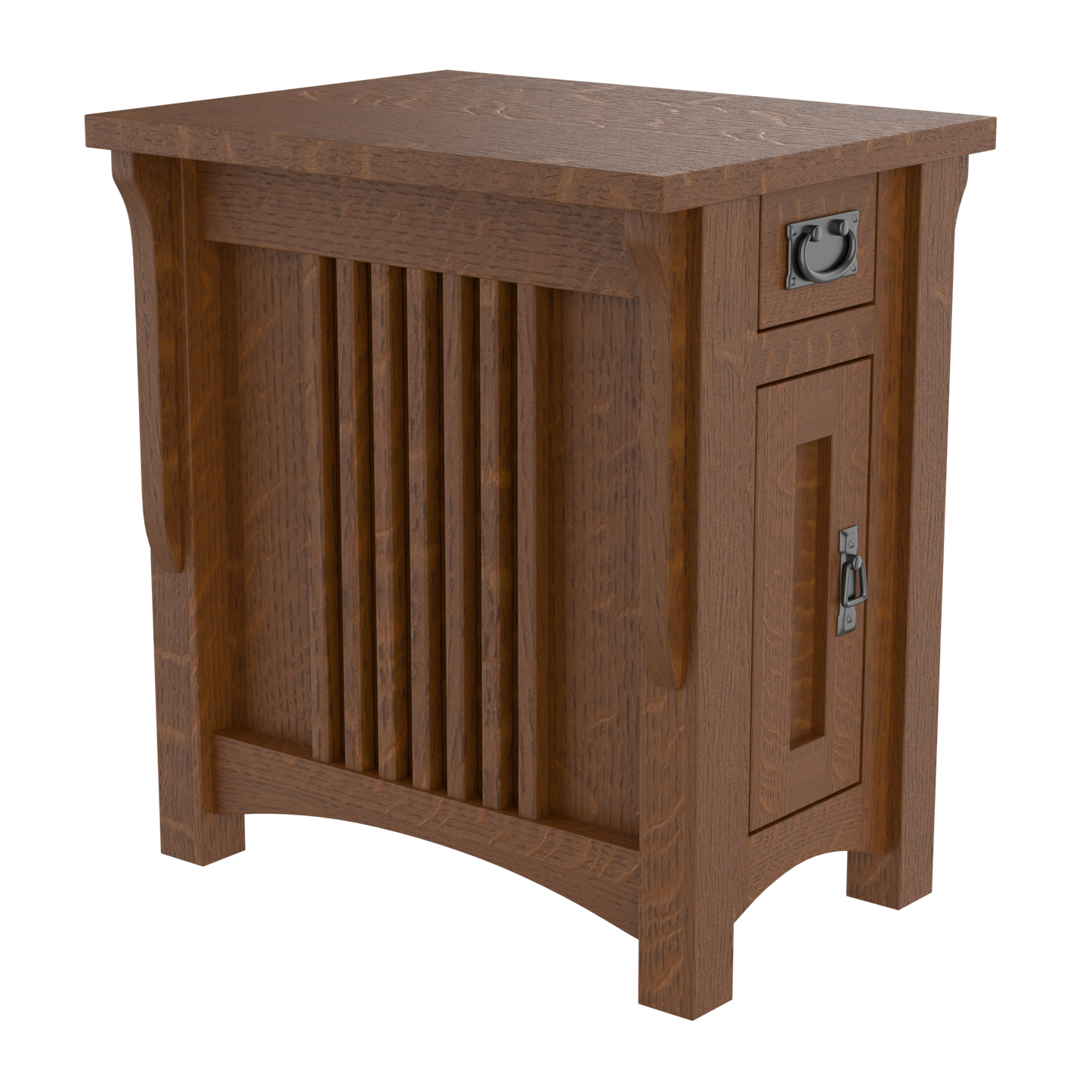 Logan Mission Cabinet Chairside Table