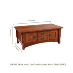 Logan Mission Cabinet Coffee Table