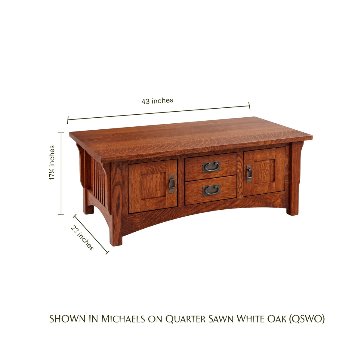 Logan Mission Cabinet Coffee Table