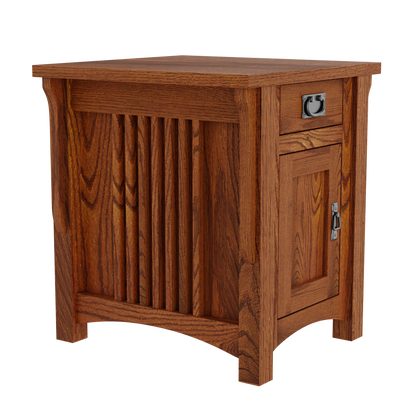 Logan Mission Cabinet End Table