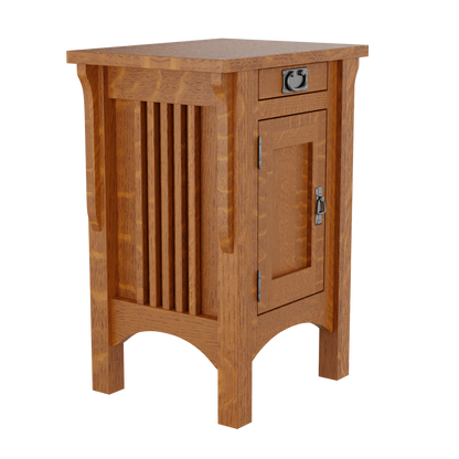 Logan Mission Cabinet Side Table