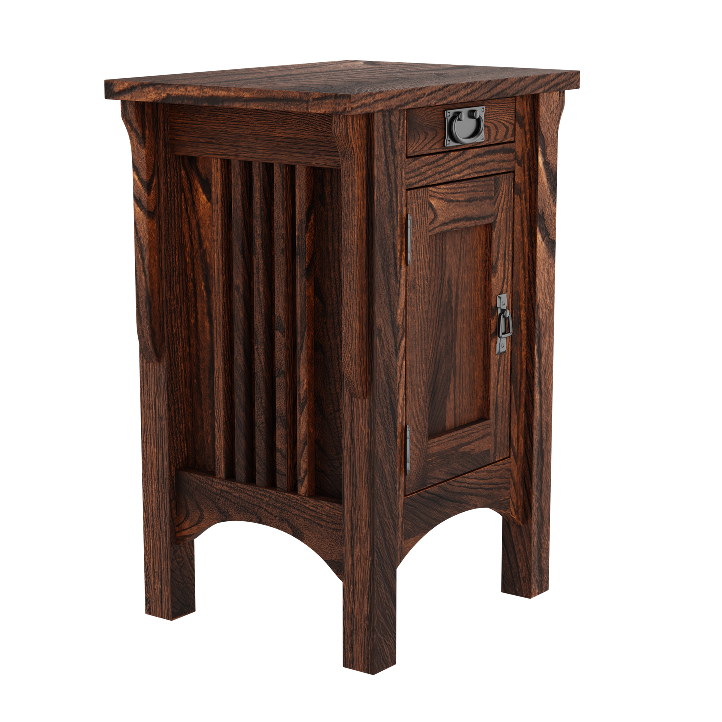 Logan Mission Cabinet Side Table
