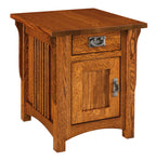 Logan Mission Cabinet End Table