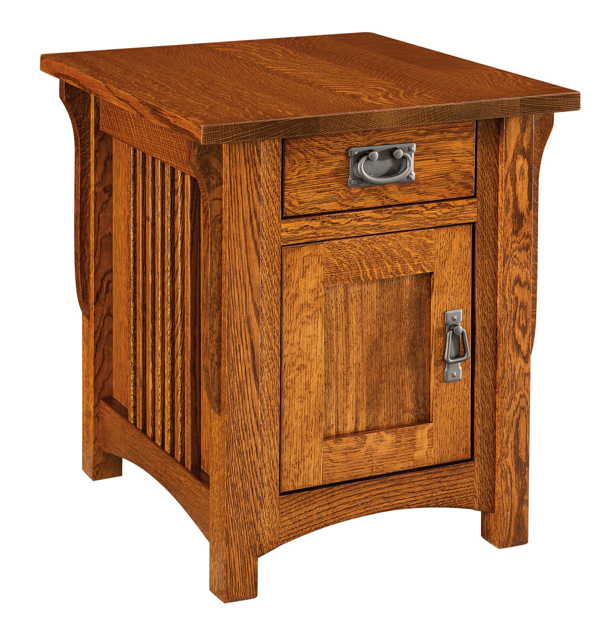 Logan Mission Cabinet End Table