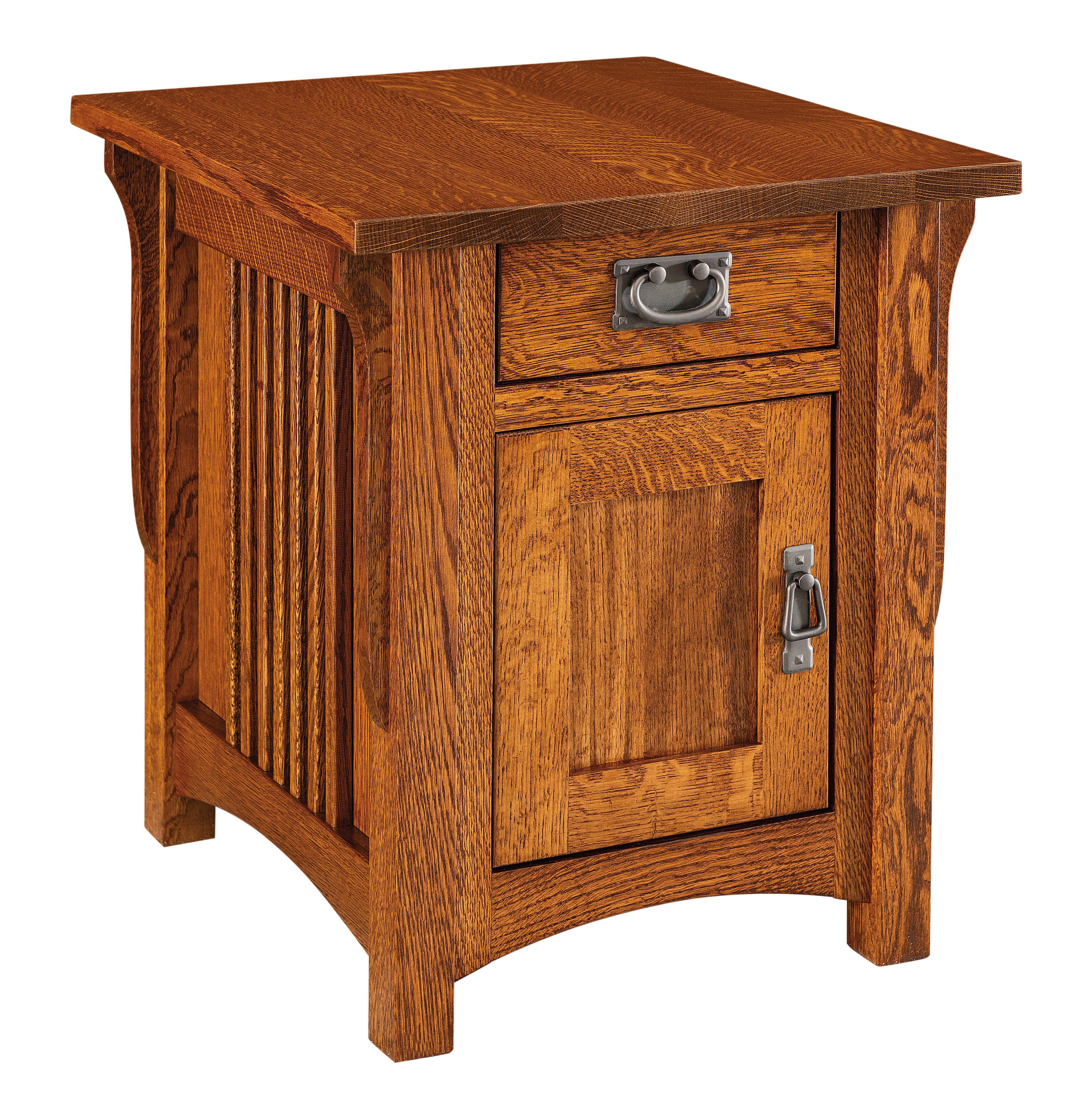 Logan Mission Cabinet End Table