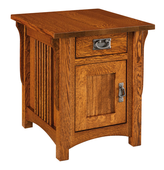 Logan Mission Cabinet End Table