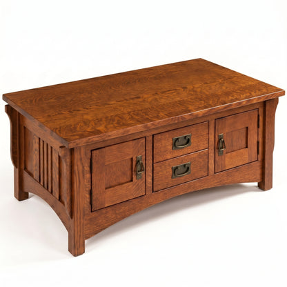 Logan Mission Cabinet Lift Top Coffee Table