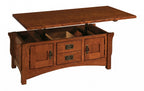 Logan Mission Cabinet Lift Top Coffee Table