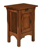 Logan Mission Cabinet Side Table