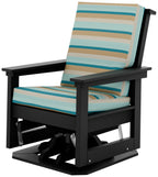 Contemporary Patio Swivel Glider Chair with Cushion