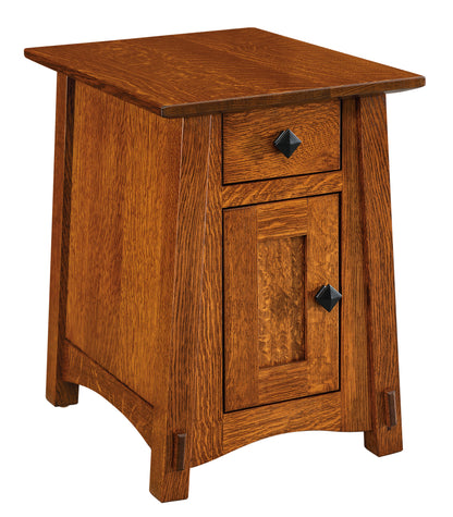 McCoy Craftsman Cabinet Chairside Table