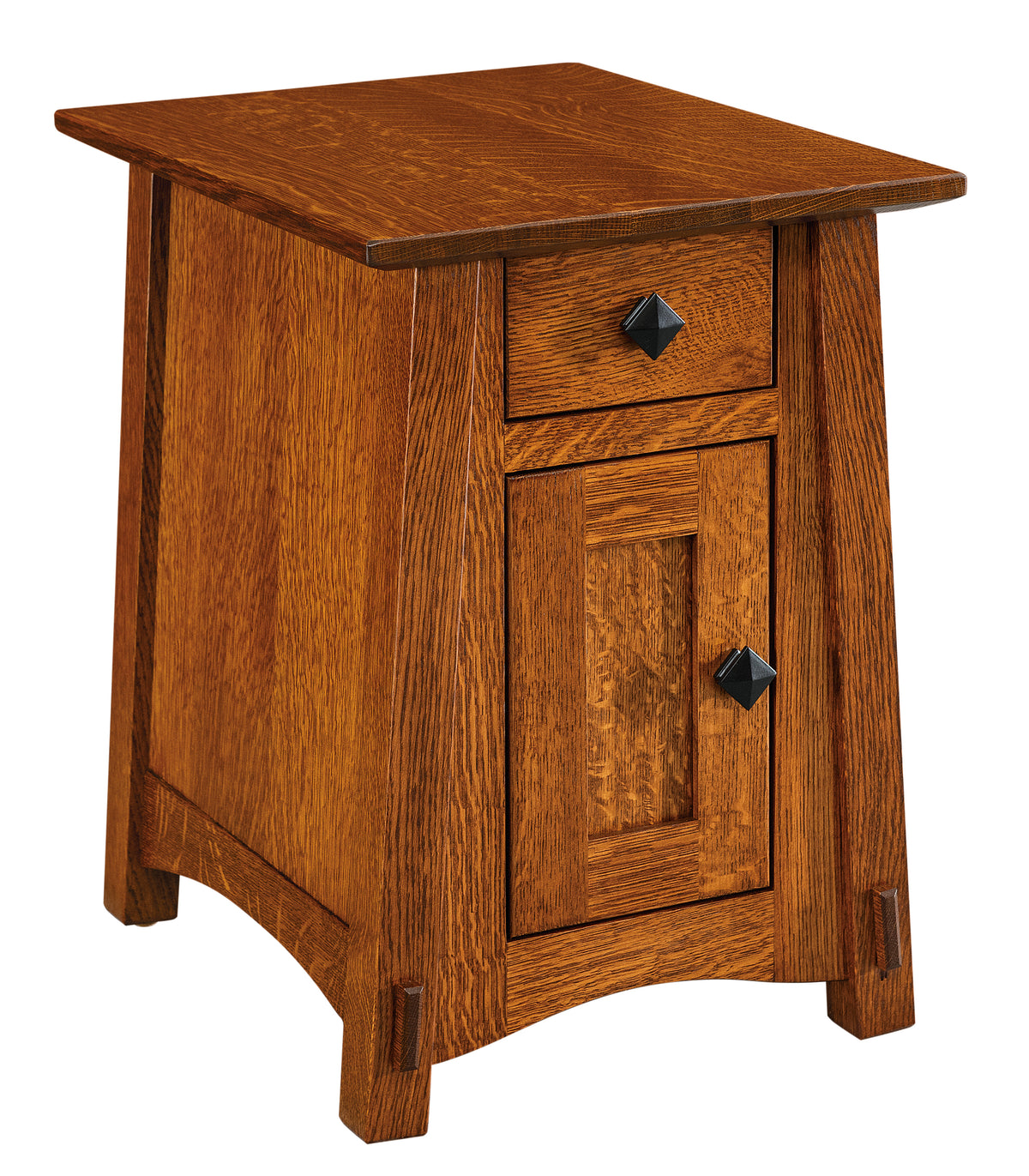 McCoy Craftsman Cabinet Chairside Table