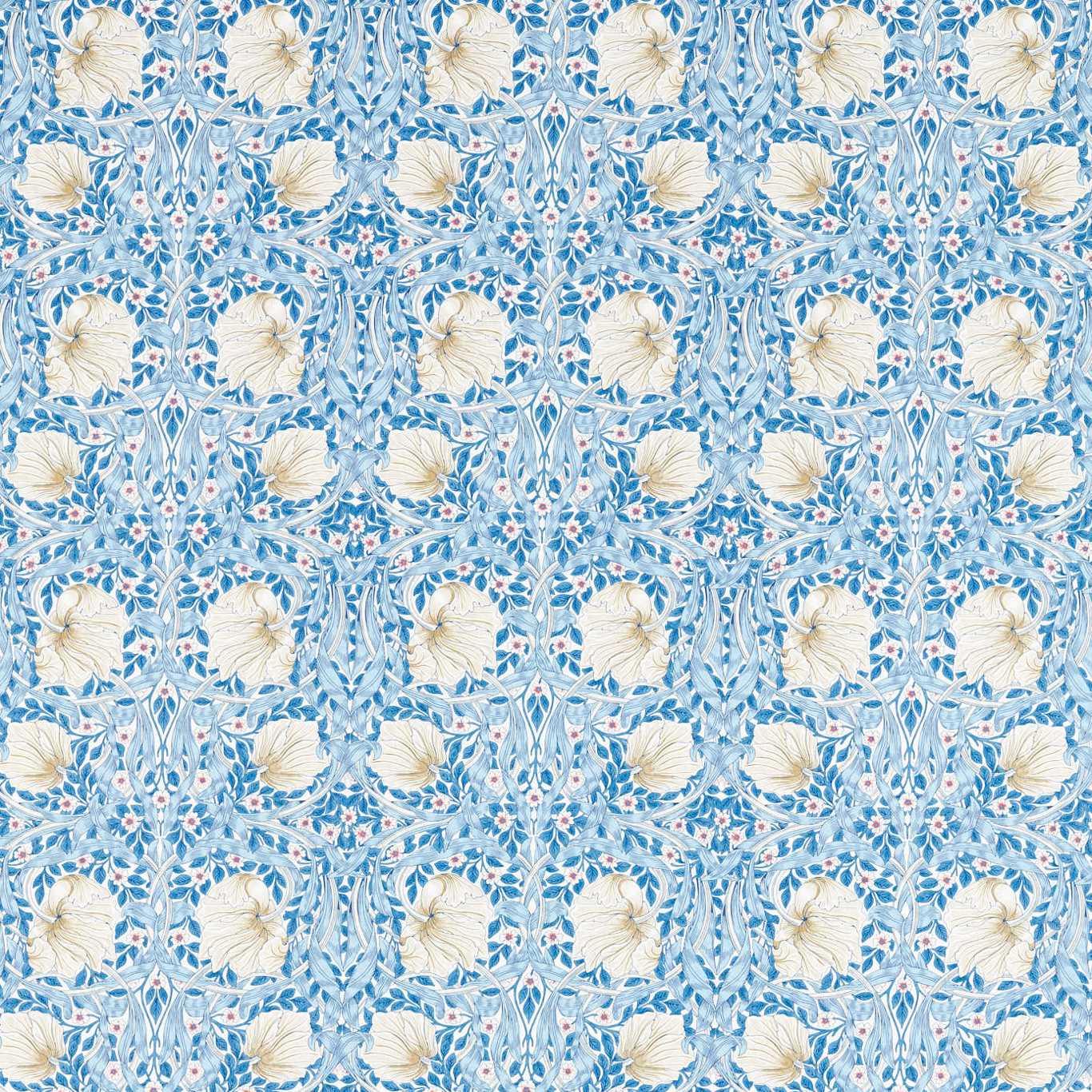 William Morris Fabric- Pimpernel Cotton Linen