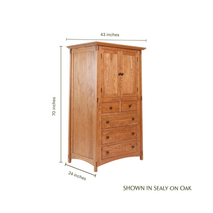 McCoy 5-Drawer Armoire