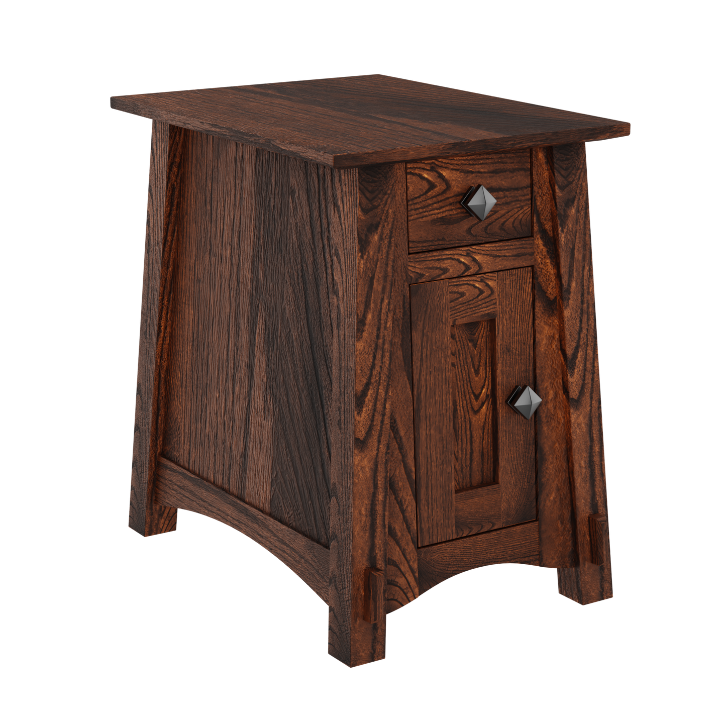 McCoy Craftsman Cabinet Chairside Table