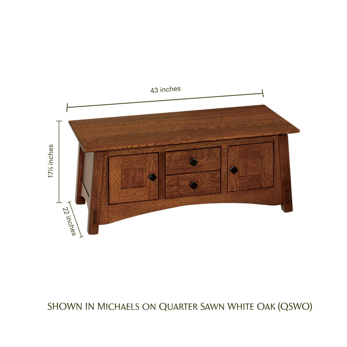 McCoy Craftsman Cabinet Coffee Table