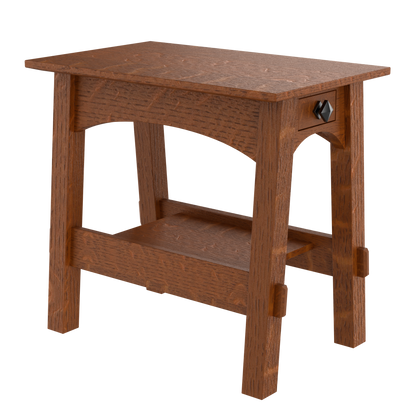 McCoy Craftsman Chairside Table with Drawer