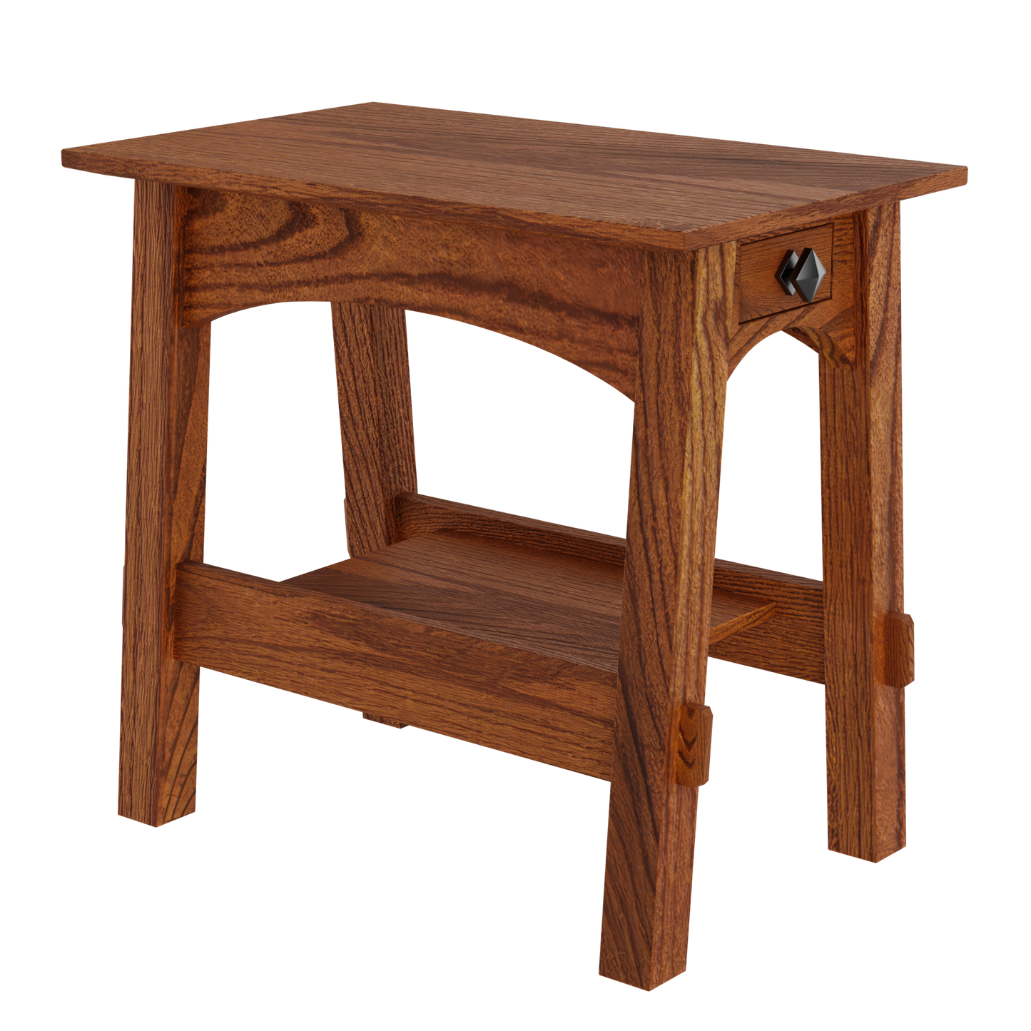 McCoy Craftsman Chairside Table with Drawer