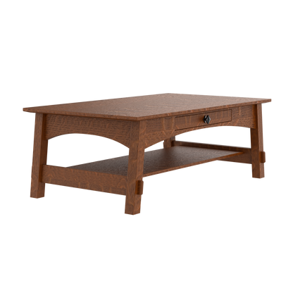 McCoy Craftsman Coffee Table with Drawer